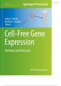 Cell-Free Gene Expression Methods in Molecular Biology