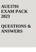 AUE3701 EXAM PACK 2023