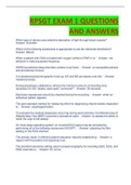 RPSGT EXAM 1 QUESTIONS AND ANSWERS SET VERIFIED AND 100% CORRECT ANSWERS.