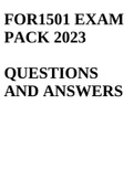 FOR1501 EXAM PACK 2023