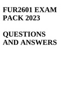 FUR2601 EXAM PACK 2023