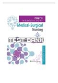 Timbys Introductory Medical-Surgical Nursing 13th Edition Moreno TESTBANK WITH EXPLANATIONS