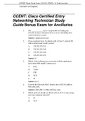 CCENT Study Guide Exam 100-101 (ICND1) 1e Todd Lammle (Test Bank)