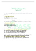 MSN 5410 Advanced Medical Surgical Nursing Final Exam Fall 2023 Practice Questions LATEST 2023