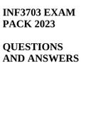 INF3703 EXAM PACK 2023