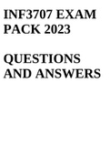 INF3707 EXAM PACK 2023