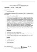 Week 9 Shadow Health Comprehensive SOAP Note Template