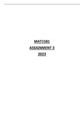 MAT1581 ASSIGNMENT 3 2023