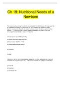 Ch 19: Nutritional Needs of a  Newborn The nurse should encourage the client to induce burps in the infant because this helps expel the  air ingested during feeding or crying. Burps are not an indication for assessing if prop