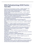 WGU Patho D236 Test Review Exam A chromosomal disorder in females in which either an *X chromosome* is missing,  making the person XO instead of XX, or part of one X chromosome is deleted. - CORRECT ANSWER-Turner syndrome A human genetic disease caused by