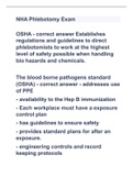 NHA Phlebotomy Exam|2023 LATEST UPDATE|GUARANTEED SUCCESS