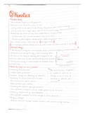 AQA A Level Chemistry Kinetics Summary Notes