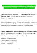 Humanitarian Assistance Response Training (HART) Pretest Questions and Answers