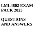 LML4802 EXAM PACK 2023