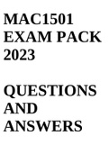 MAC1501 EXAM PACK 2023