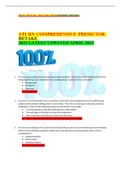 ATI RN COMPREHENSIVE PREDICTOR 2019