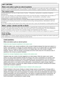 AQA Physical Geography- Water and Carbon 4 MARKERS 