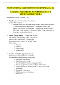 NUR 2633 MATERNAL NEWBORN EXAM 1 STUDY GUIDE PART 2