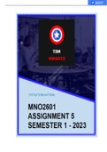 MNO2601 ASSIGNMENT 5 SEMESTER 1 2023