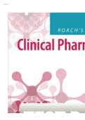 Roach's Introductory  Clinical Pharmacology  11th Edition  TESTBANK