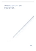Samenvatting Management en logistiek, ISBN: 9789001863142  management en logistiek