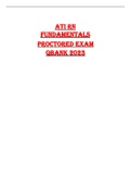 ATI RN  FUNDAMENTALS  PROCTORED EXAM LATEST UPDATE