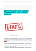 SONICWALL SNSA -2023-2024-2025 QUESTIONSWITH 100% VERIFIED ANSWERS