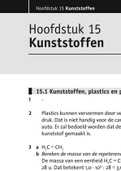 Antwoorden chemie overal hoofdstuk 15: kunststoffen vwo 5