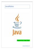 Complete core java notes from basics to advance