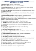 NAB RCAL Exam Q&A 2023, NAB Exam Review Questions And Answers 2023, NAB CORE Practice Exam Q & A 2023, NAB Core Practice Exam 110 Questions And Answers 2023, NAB Exam Questions And Answers 2023, NAB Exam Questions And Answers 2023 Bundled Exams(100% VERIF