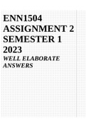 ENN1504 Assignment 2 Semester 1 2023