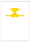 Pearson Edexcel Level 1/Level 2 GCSE (9-1) Time 50 minutes IRAO/3C Paper Reference Religious Studies A PAPER 3: Area of Study 3 — Philosophy and Ethics Option 3C — Islam