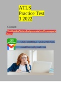 ATLS Practice Test 3 2022 bundle