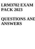 LRM3702 EXAM PACK 2023