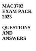 MAC3702 EXAM PACK 2023