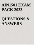 AIN1501 EXAM PACK 2023