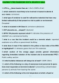 HAZMAT FRO RANDOM OCFA SEARCH QUESTIONS AND ANSWERS GRADED A+