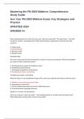 Mastering the PN 2003 Midterm: Comprehensive Study Guide Ace Your PN 2003 Midterm Exam: Key Strategies and Practice  UPDATED 2024  GRADED A+ 