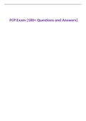 FCP Exam {180+ Questions and Answers}