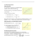 5.3 Differentiequotiënten