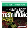 The Human Body in Health and Disease 7th Edition Patton TEST BANK