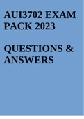 AUI3702 EXAM PACK 2023