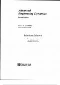 Solution Manual Advanced Engineering Dynamics Ginsberg 2nd edition 