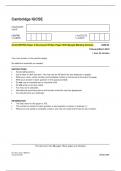 ACCOUNTING Paper 2 Structured Written Paper With Merged Marking Scheme 0452/22