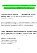 Humanitarian Assistance Response Training HART| Pretest Questions and Answers 2022/2023 Successfully Verified Answers