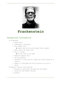 8th grade Frankenstein notes