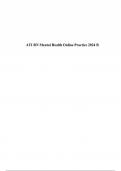 ATI RN Mental Health Online Practice 2024 B