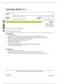     ACCOUNTING Paper 2 Structured Written Paper with Marking Scheme 0985/21 