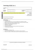 ACCOUNTING Paper 2 Structured Written Paper with Marking Scheme 0985/22