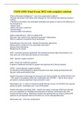 CISCISM 4350: Final Exam 2022 with complete solution, Rated A. 2022/2023.M 4350: Final Exam 2022 with complete solution, Rated A. 2022/2023.